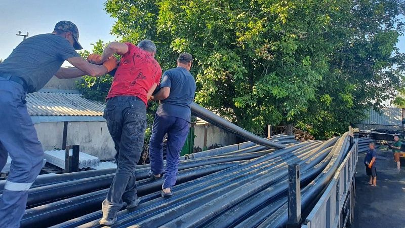 В херсонском посёлке Партизаны восстановят водопровод при помощи Краснодарского края