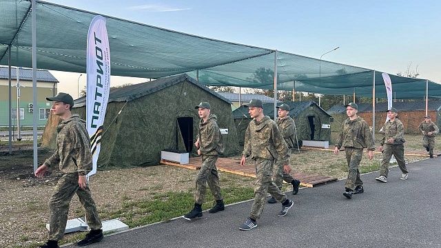 Летние смены стартовали в центре «Патриот» в Краснодарском крае