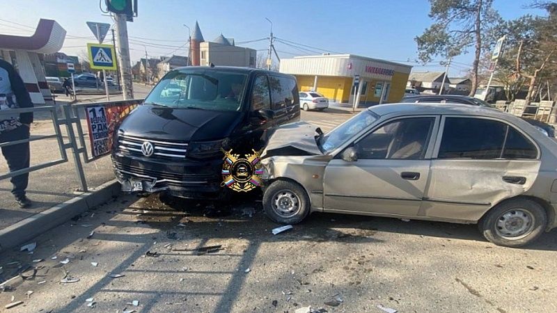 Только получившая права девушка устроила массовое ДТП с пострадавшими в Темрюке