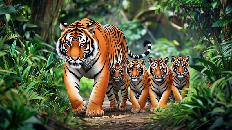 Ядом накормили тигрицу и ее детенышей в знак мести жители Индии