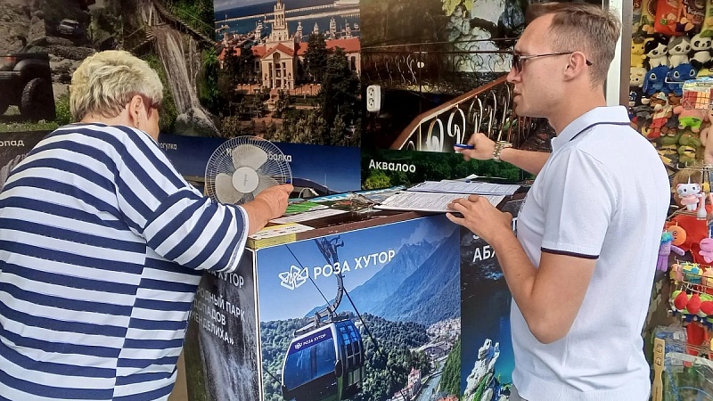 Девять фактов незаконной торговли выявили во время рейда в Сочи