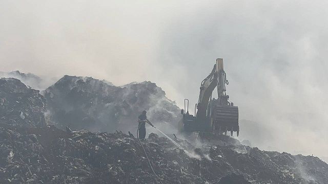 Роспотребнадзор: горевший мусорный полигон в Копанском не отравил воздух