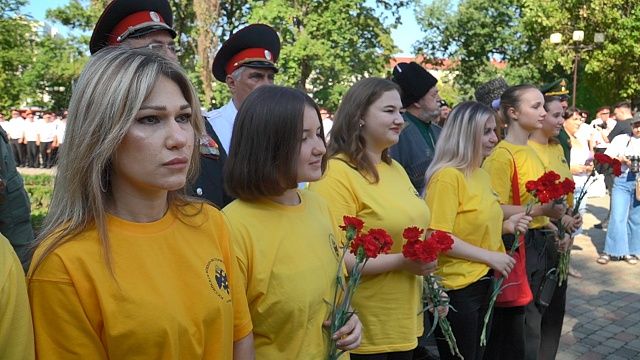 Память погибших казаков в Первой мировой войне почтили в Краснодаре