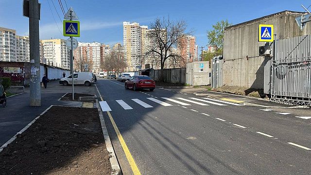 Дорогу по улице Думенко в Краснодаре отремонтировали по нацпроекту «БКД»
