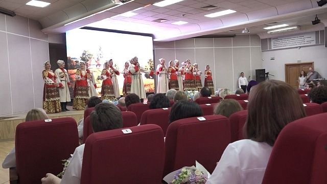 Торжественное мероприятие в честь 40-летия ККБ №2. Фото: телеканал «Краснодар»