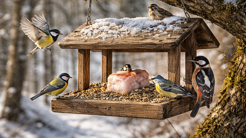 Таинственные кражи сала для птиц возмутили жителей Балашихи