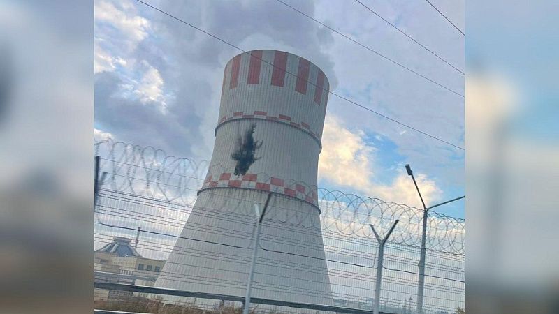 Появилось первое фото с места взрыва дрона ВСУ на Нововоронежской АЭС