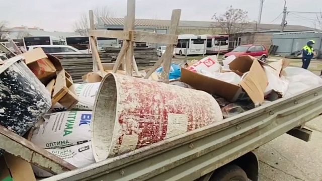 В Краснодаре задержали нелегальных перевозчиков мусора. Фото: полиция Краснодара 