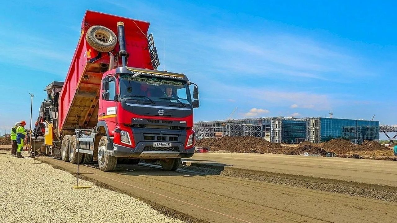 Новую стоянку для 28 самолётов начали строить в аэропорту Краснодара