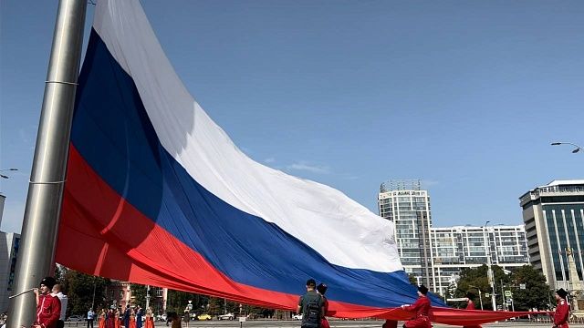 22 августа отмечается День государственного флага России, фото: телеканал «Краснодар» 