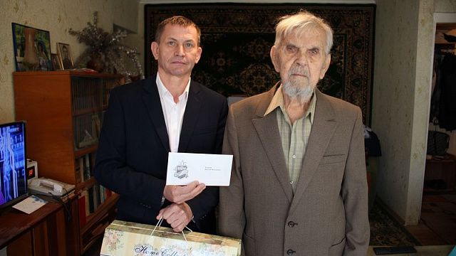 Краснодарский ветеран Николай Чумаков встретил свое 92-летие 