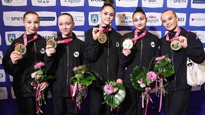 Кубанские гимнастки завоевали золото на чемпионате Европы