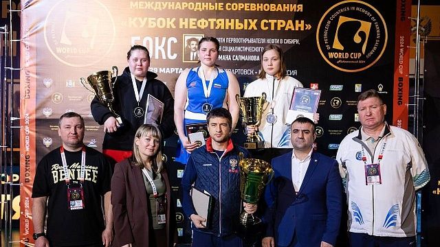 Краснодарская спортсменка победила на Кубке мира нефтяных стран по боксу. Фото: Департамент спорта
