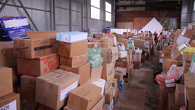 Из Краснодара направили 50 тонн гуманитарной помощи в Херсонскую область