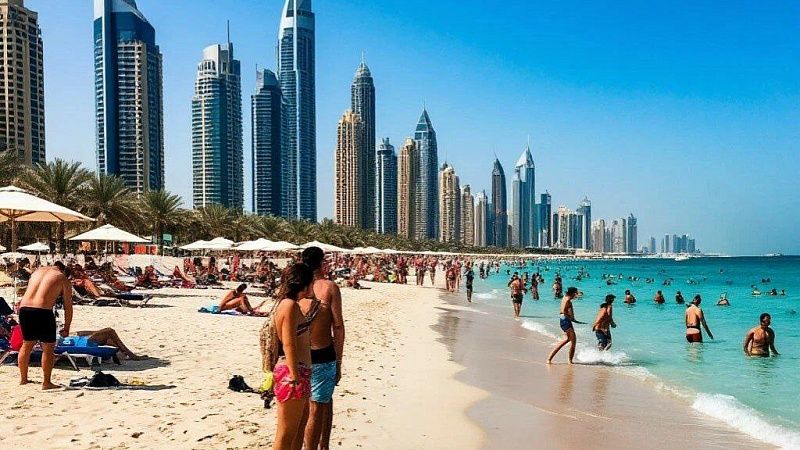 Туристы скупают путевки в Дубай после объявления о закрытии пляжей в Анапе 