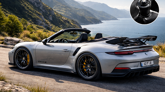 Porsche представил кабриолет 911 GT3 с механической коробкой передач