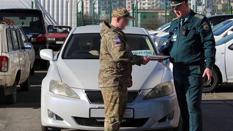 Краснодарская таможня передала на СВО конфискованные на границе автомобили