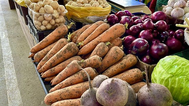 Фермеры привезли сезонные овощи на краснодарские ярмарки выходного дня. Фото: телеканал «Краснодар»