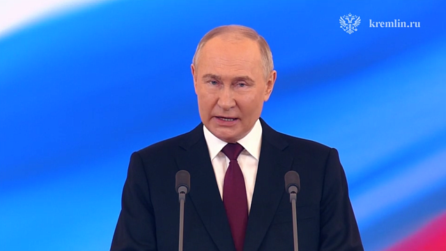 Что сказал Путин после инаугурации Фото: трансляция на Крмелин.ру