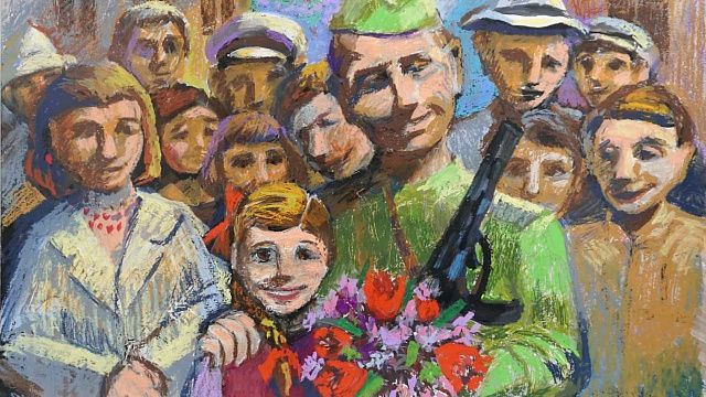 В кубанской столице пройдет выставка детских картин, посвященных 80-летию освобождения города. Фото: пресс-служба администрации Краснодара