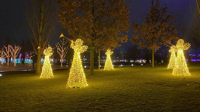 В парке «Краснодар» отключат новогоднюю иллюминацию