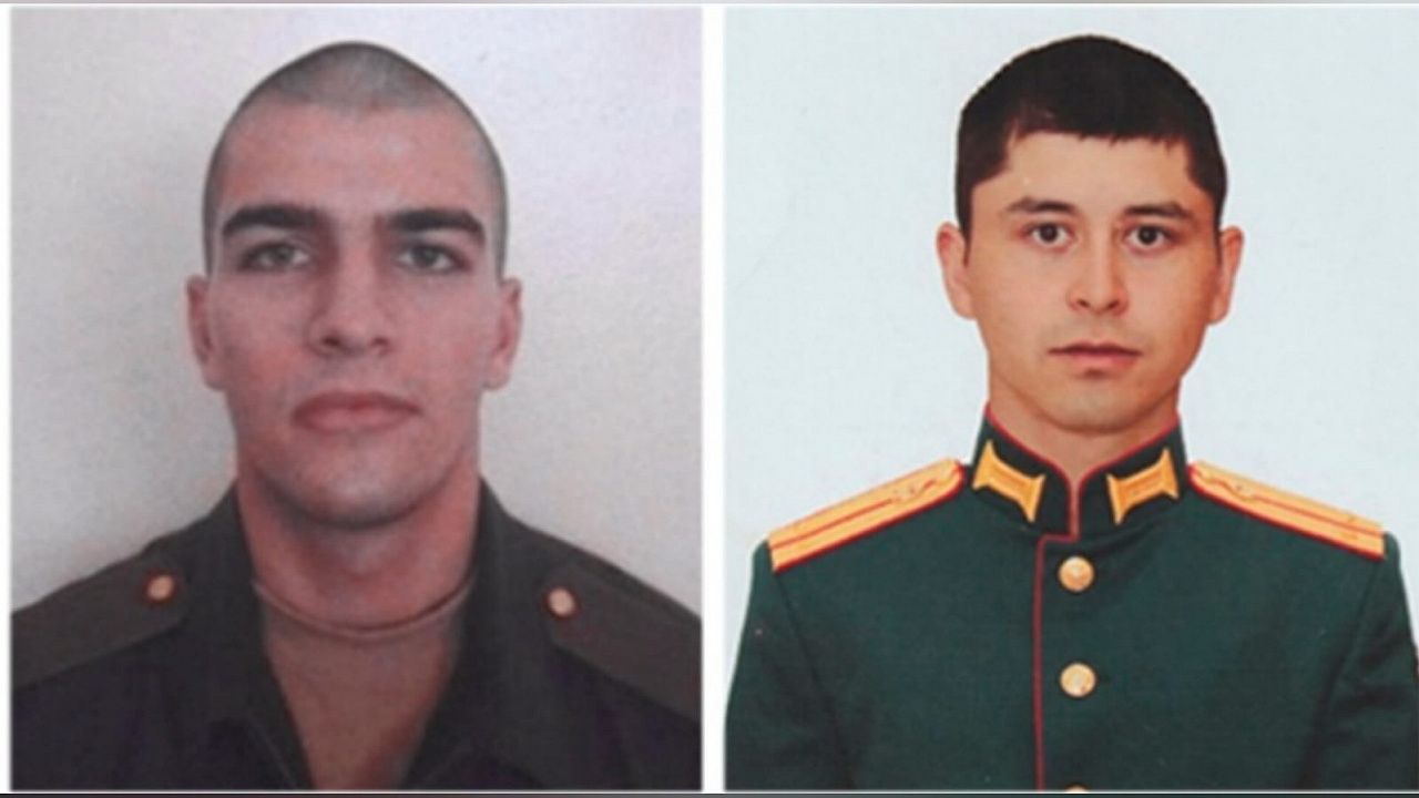 Младший сержант Роман Шахпазов и старший лейтенант Рустам Баширов. Фото: Министерство обороны РФ