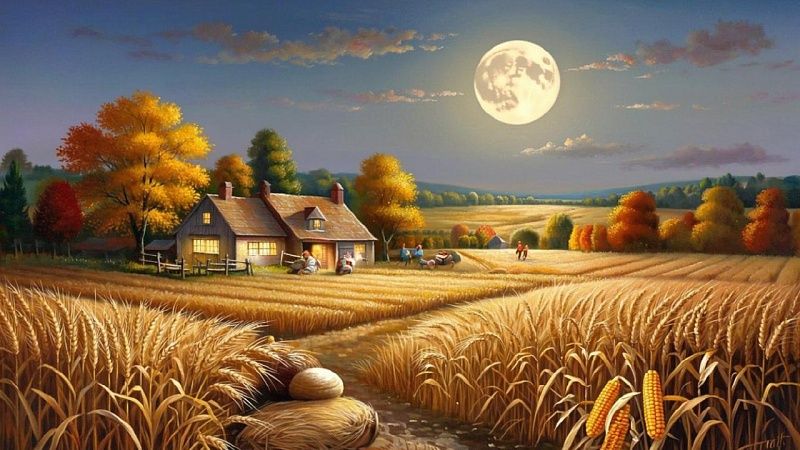 Урожайная Луна взойдёт в небо 7 октября