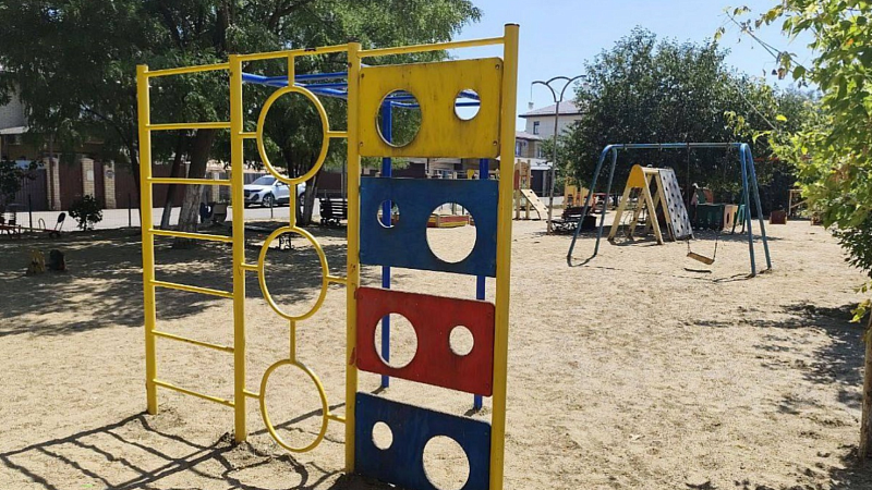 Детскую площадку на улице Королёва обустроили в Краснодаре