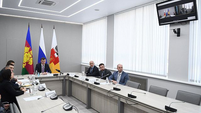 Состоялась видеоконференция между Краснодаром и Андижаном,фото: пресс-служба администрации Краснодара