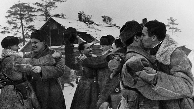 Прорыв блокады Ленинграда, 18 января 1943 Автор фотографии: Борис Кудояров