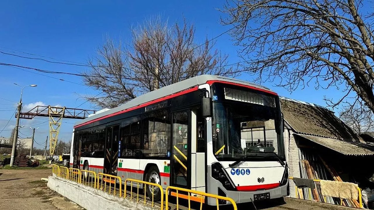 Из Беларуси в Краснодар прибыл первый электробус 