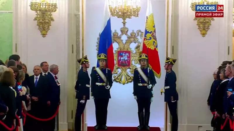 В Большом Кремлевском дворце началась инаугурация Президента. Прямая трансляция