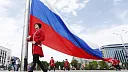 Торжественная церемония поднятия российского флага состоялась на Главной городской площади Краснодара