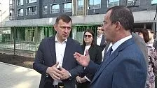 Председатель ЗСК и глава Краснодара посетили стройплощадку школы на ул. Колхозной