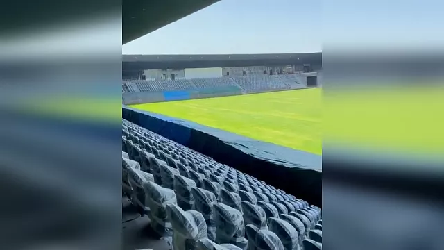 Опубликованы новые видео, снятые внутри строящегося стадион «Краснодар-2»